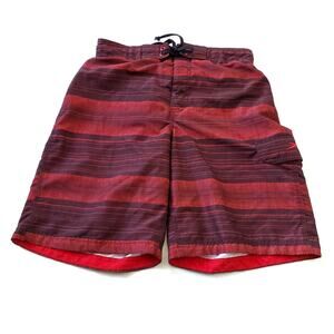 Speedo | Striped Swim Trunks Board Shorts